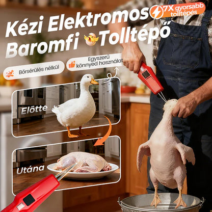🐓 Elektrický škrabák na drůbež — snadné škrábání, úspora času a námahy!