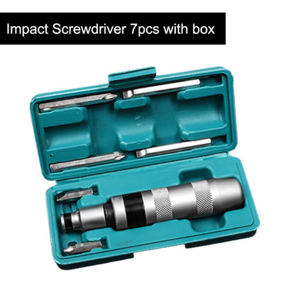 Impact Screwdriver Hammer Head Sets with Box