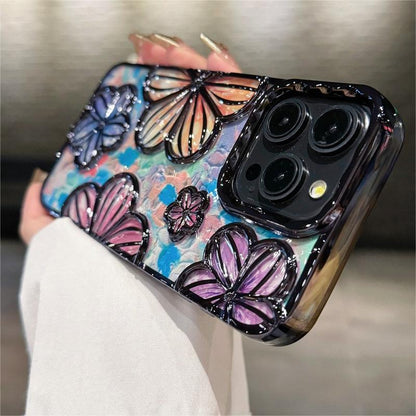 3D Flower Slim Shockproof Phone Case