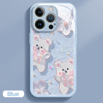 Durable Stylish Adorable Bear Phone Case for iPhone