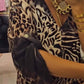 💃Hot Sale 49% OFF🎁V-neck Leopard Print Loose Print Autumn Dress