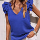【S-2XL】👚Ležérní košile s výstřihem do V