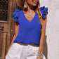【S-2XL】👚Ležérní košile s výstřihem do V