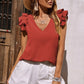 【S-2XL】👚Ležérní košile s výstřihem do V
