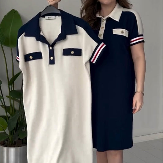 💖Dámské módní šaty s krátkými rukávy