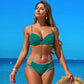 🎊🏖️Beach Essentials👙Dámské jednobarevné plavky s krajkou💞