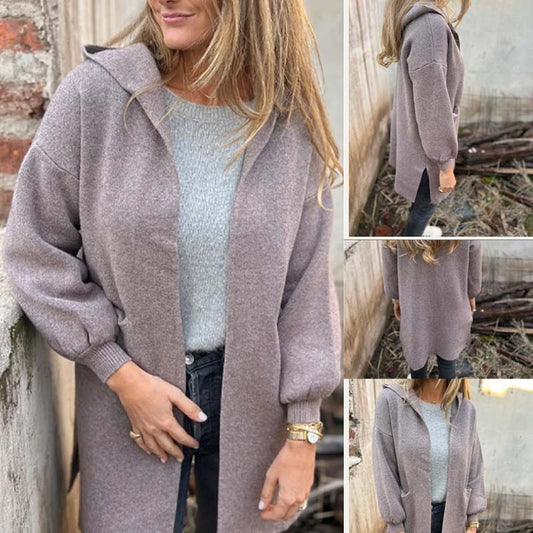 Women's Lightweight Hooded Mid-Length Coat