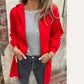 Women's Lightweight Hooded Mid-Length Coat
