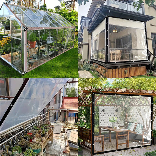 🌨️Odolná průhledná voděodolná izolační plachta