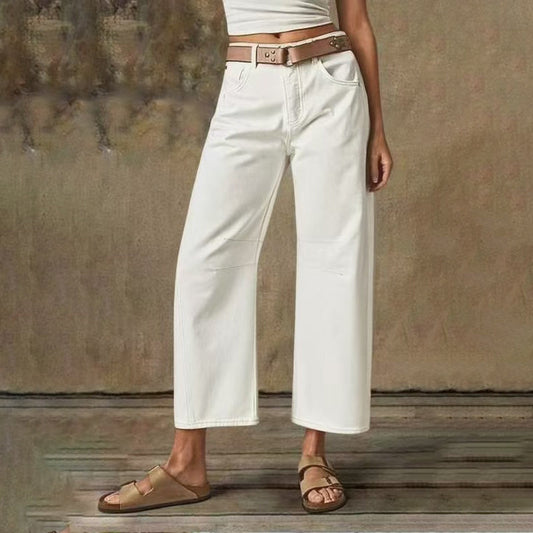 Dámské Jednoduché Klasické Široké Kalhoty