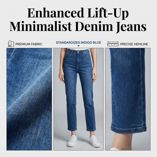 Dámské džíny s vysokým pasem a rovnými nohavicemi