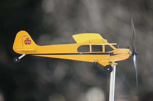 【Gorąca sprzedaż】Piper J3 Cub Samolot Weathervane - Prezenty dla miłośników latania-8