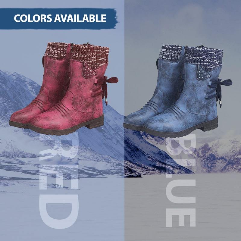 Women's Winter High Top Warm Wool Boots-9