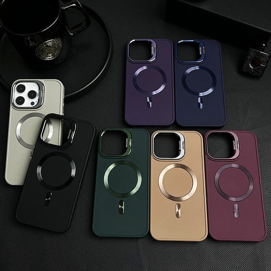 Metalowe etui magnetyczne Luxury Lens na iPhone'a